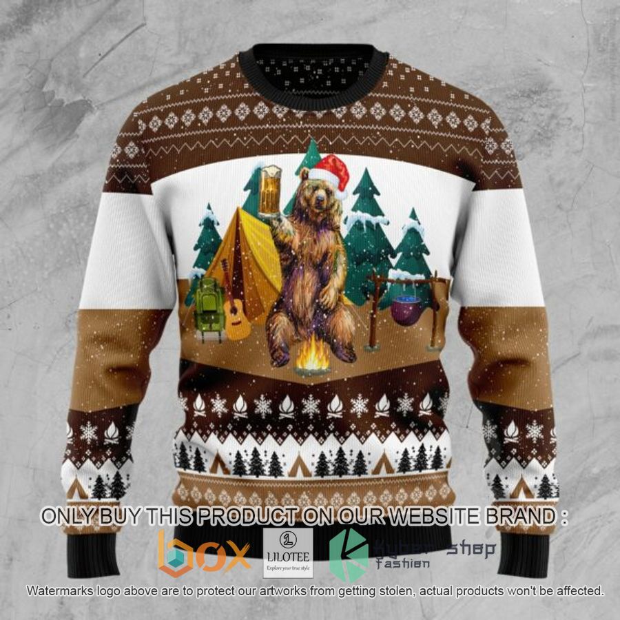 i hate people bear ugly christmas sweatshirt 1 57576