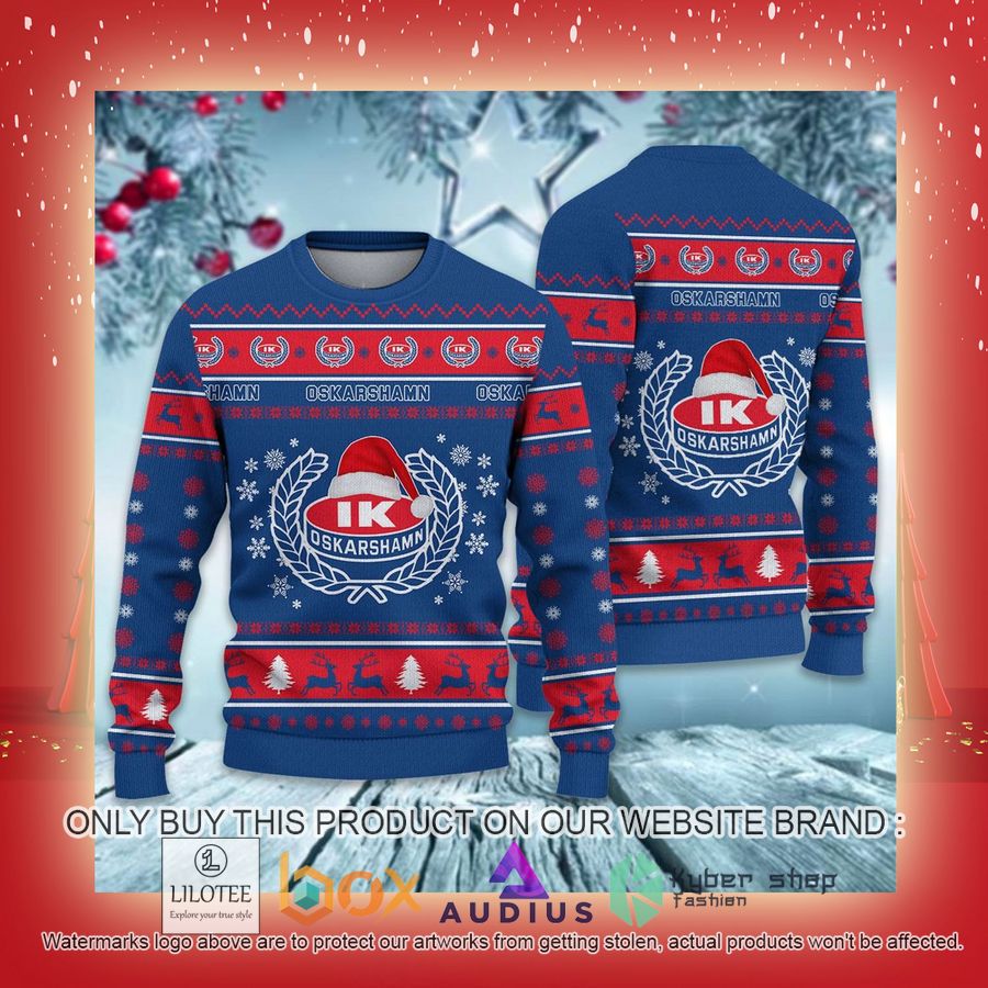 IK Oskarshamn SHL Ugly Christmas Sweater 17 ik oskarshamn shl ugly christmas sweater 17 83375