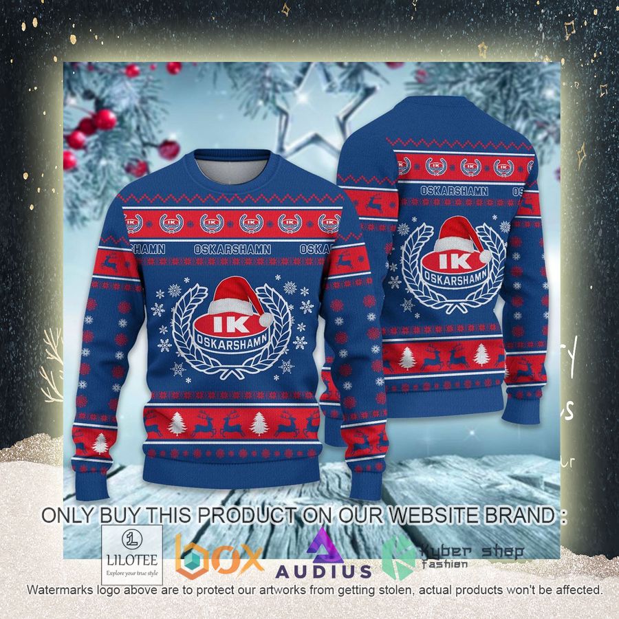 IK Oskarshamn SHL Ugly Christmas Sweater 7 ik oskarshamn shl ugly christmas sweater 7 15113