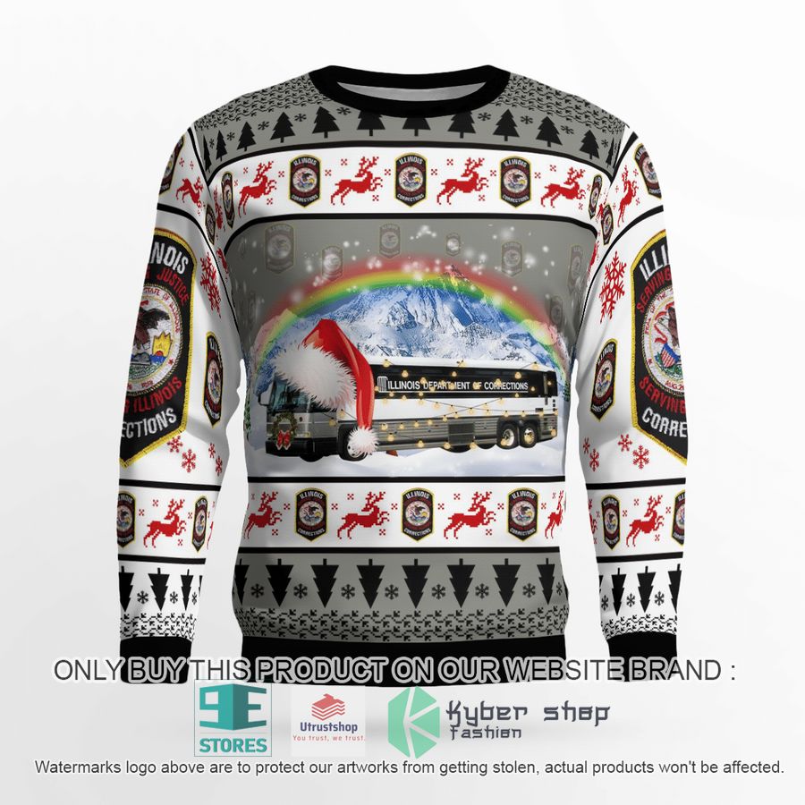 illinois department of corrections christmas sweater 2 9212