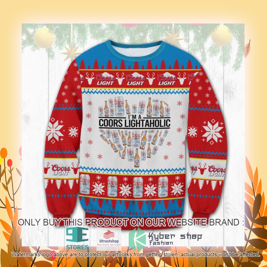 NEW I'm Coors Light Holic Ugly Sweater 4 im coors light holic ugly christmas sweater 4 96251