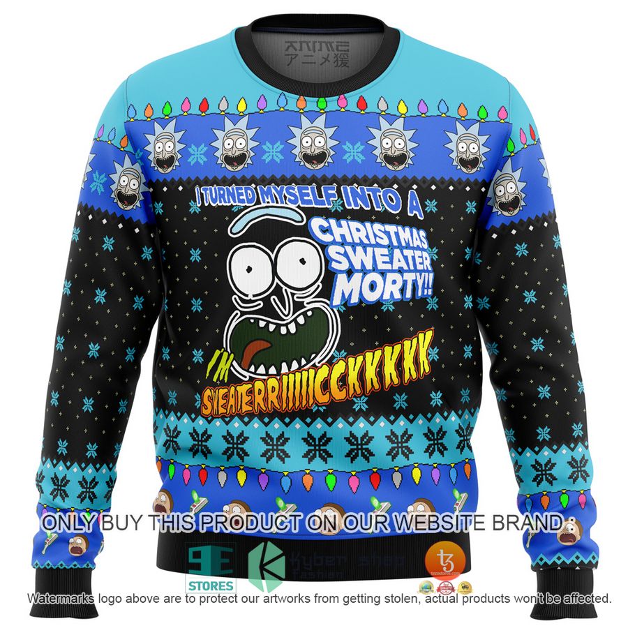 im sweater rick rick morty knitted wool sweater 1 46158