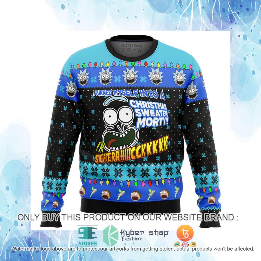 HOT I'M Sweater Rick - Rick & Morty Ugly Christmas Sweater 4 im sweater rick rick morty knitted wool sweater 4 69706
