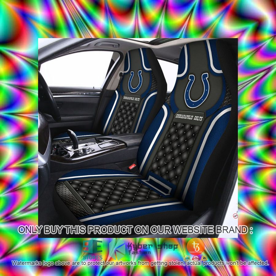 HOT Indianapolis Colts Navy Black Car Seat Covers 3 indianapolis colts navy black car seat covers 3 24666