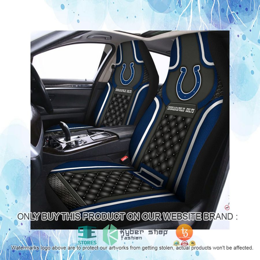 HOT Indianapolis Colts Navy Black Car Seat Covers 4 indianapolis colts navy black car seat covers 4 48915