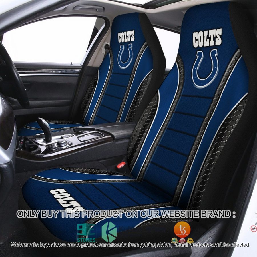indianapolis colts navy blue car seat covers 1 90754