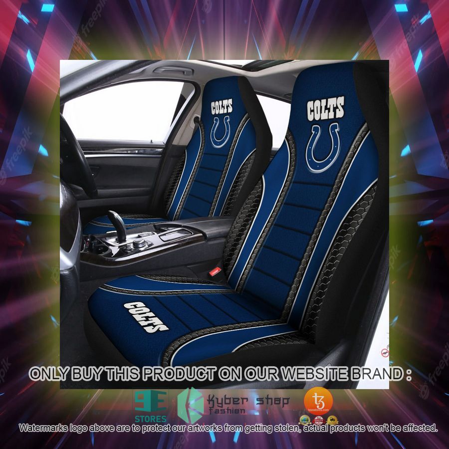 indianapolis colts navy blue car seat covers 2 86896