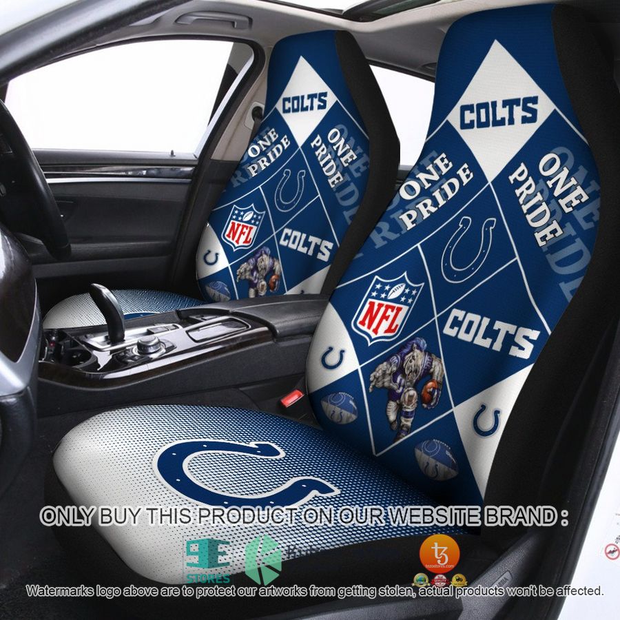 indianapolis colts one pride car seat covers 1 41316