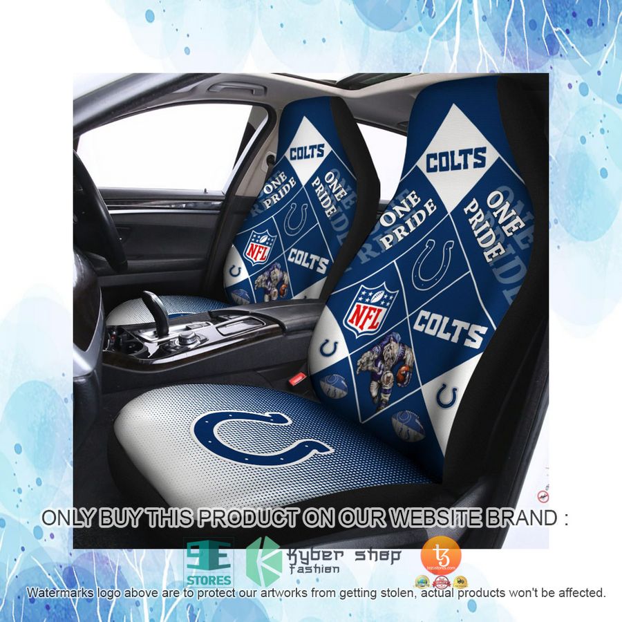 HOT Indianapolis Colts One Pride Car Seat Covers 4 indianapolis colts one pride car seat covers 4 57225