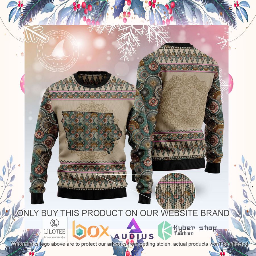 Iowa Mandal Ugly Christmas Sweater 12 iowa mandal ugly christmas sweater 12 56549