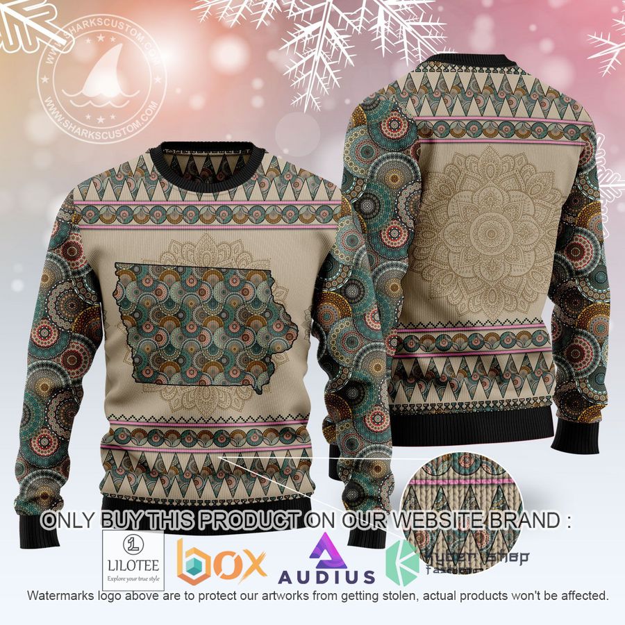 Iowa Mandal Ugly Christmas Sweater 3 iowa mandal ugly christmas sweater 3 99861