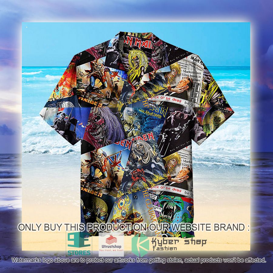 NEW Iron Maiden Band Comic Hawaii Shirt 3 iron maiden band comic hawaiian shirt 3 68561