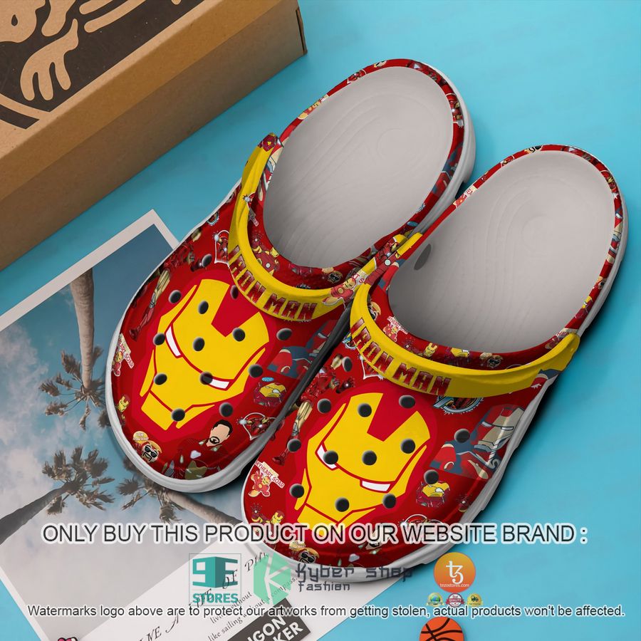 HOT Iron Man Red Crocband Shoes 3 iron man red crocband shoes 3 74390