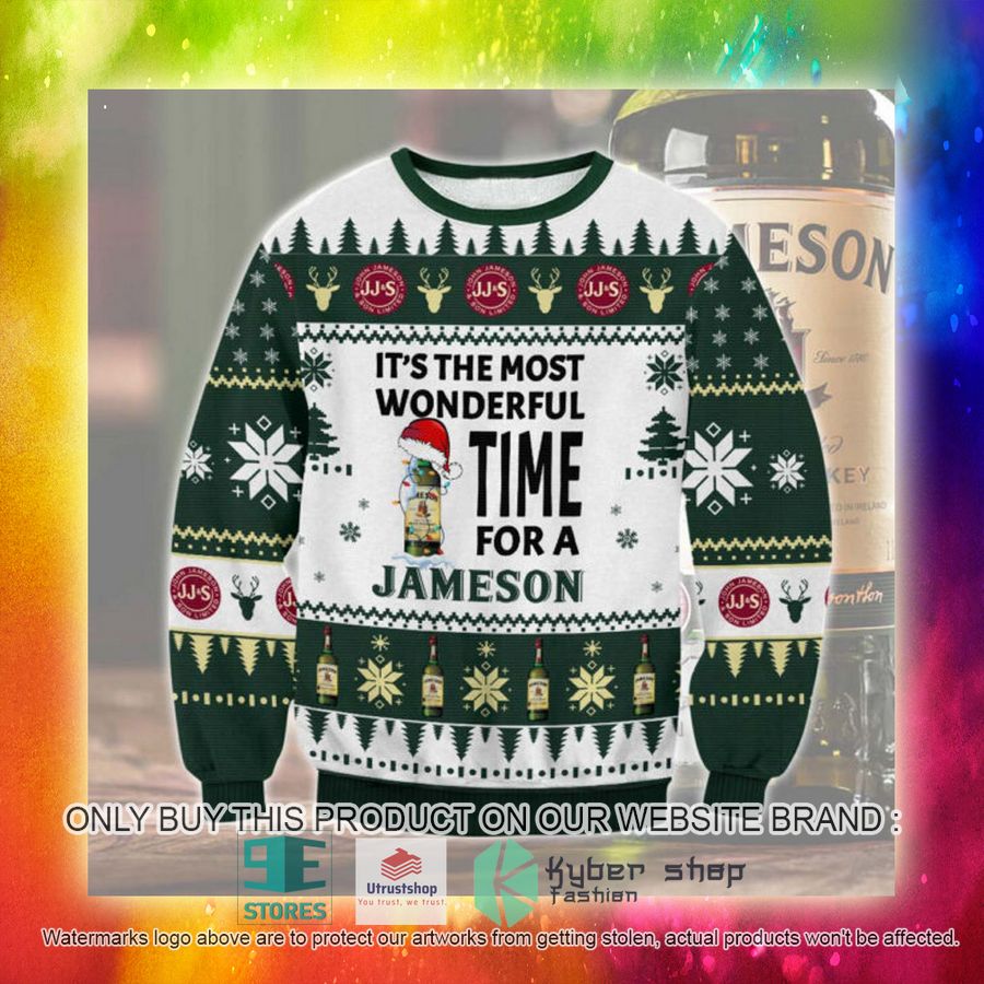 Its The Most Wonderful Time For A Jameson Ugly Christmas Sweater 3 73975