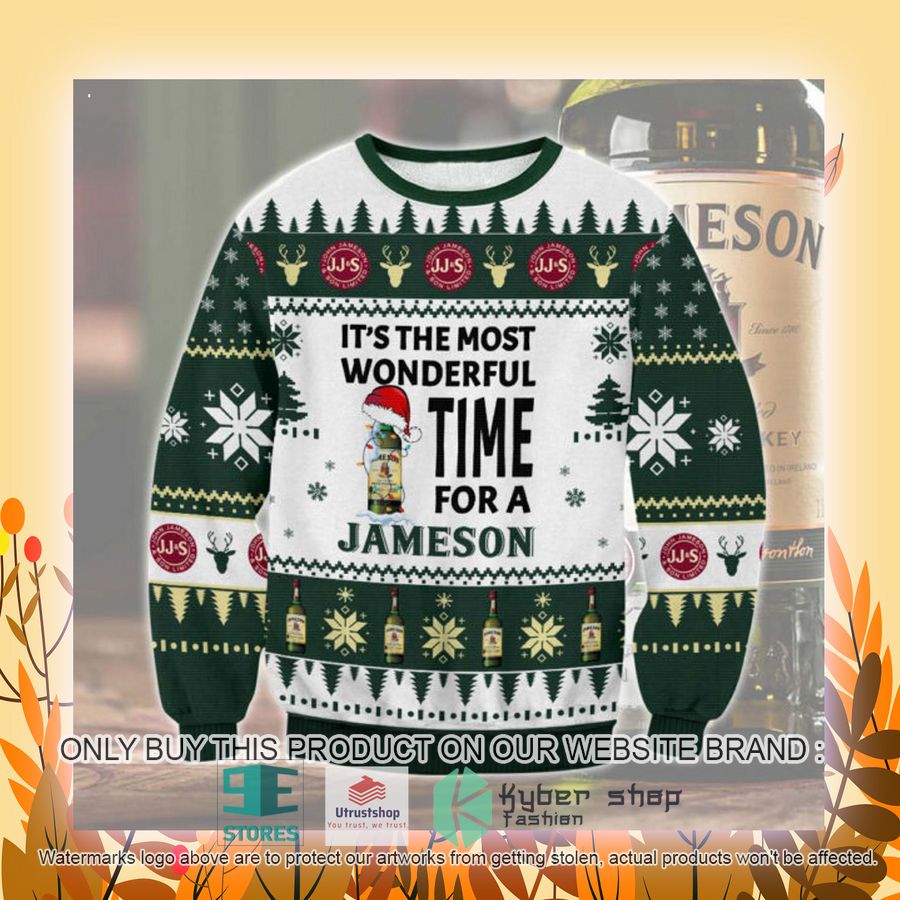 NEW It's The Most Wonderful Time For A Jameson Ugly Sweater 4 its the most wonderful time for a jameson ugly christmas sweater 4 37168