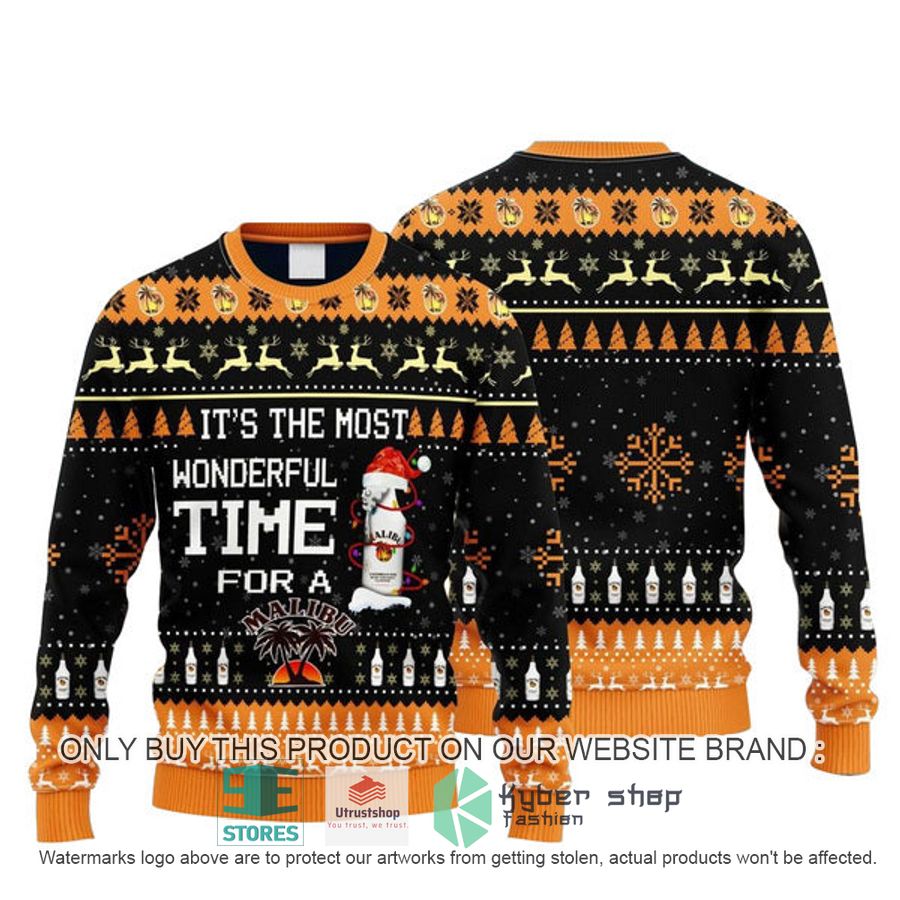 its the most wonderful time for a malibu ugly christmas sweater 1 73939