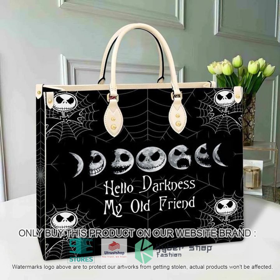 jack skellington hello darkness my old friend leather bag 1 69328