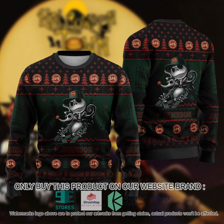 jack skellington jameson ugly christmas sweater 1 93536