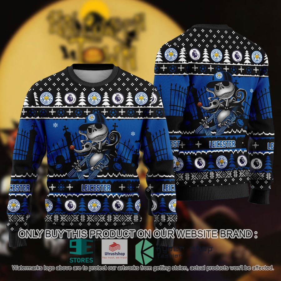 jack skellington leicester ugly christmas sweater 1 56732