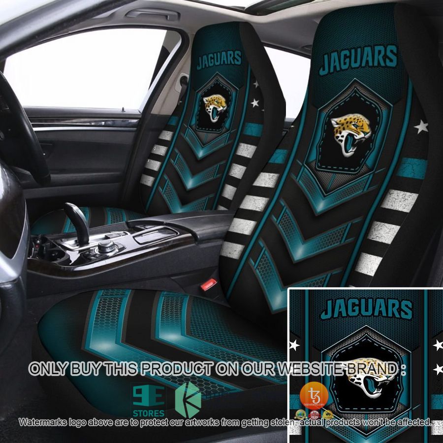 jacksonville jaguars green black car seat covers 1 22504