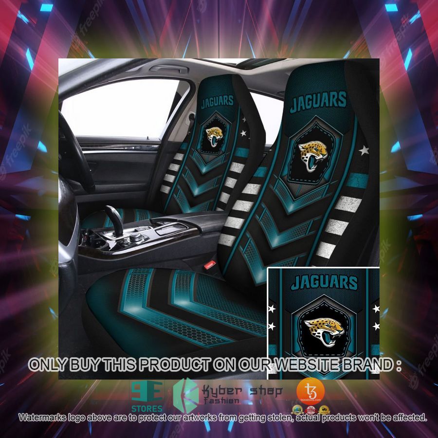 jacksonville jaguars green black car seat covers 2 81331