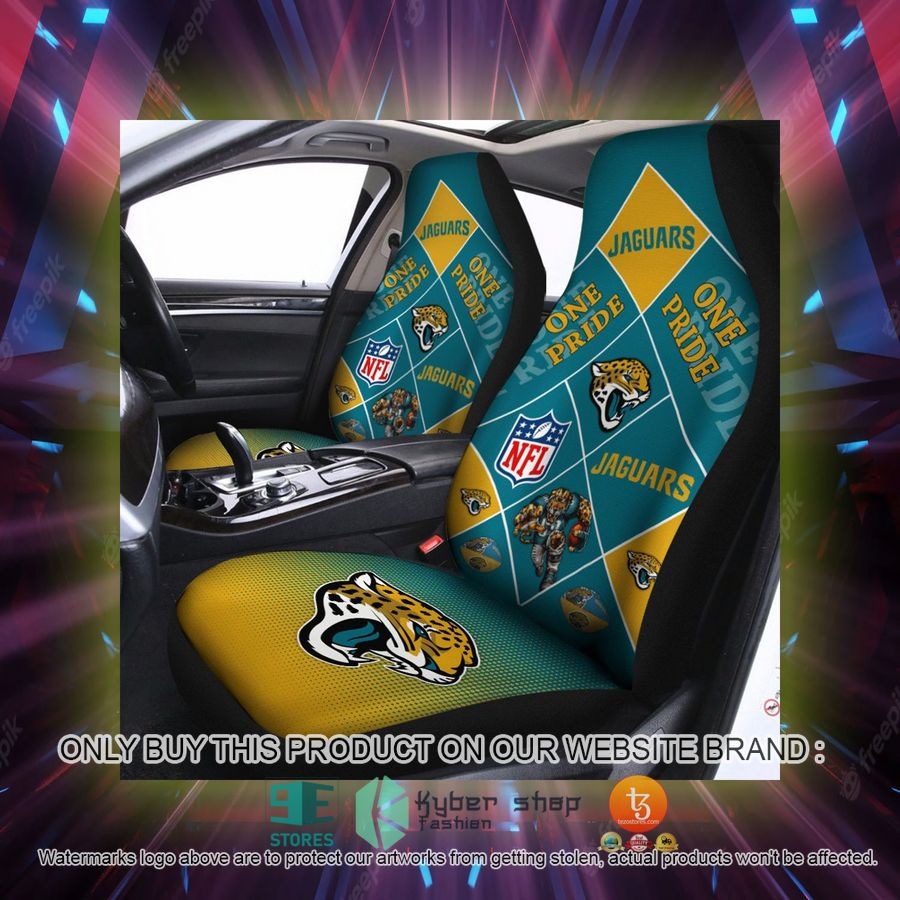 jacksonville jaguars one pride car seat covers 2 21572