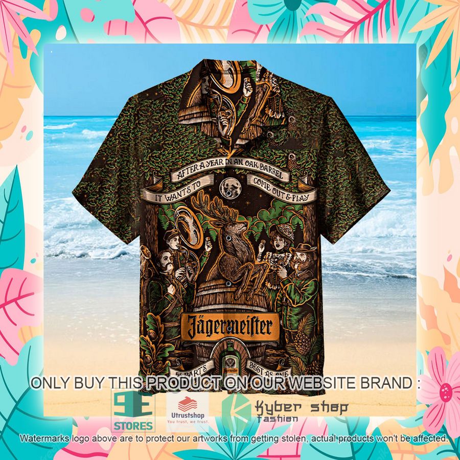 NEW Jagermeister Hawaii Shirt 7 jagermeister hawaiian shirt 7 47856
