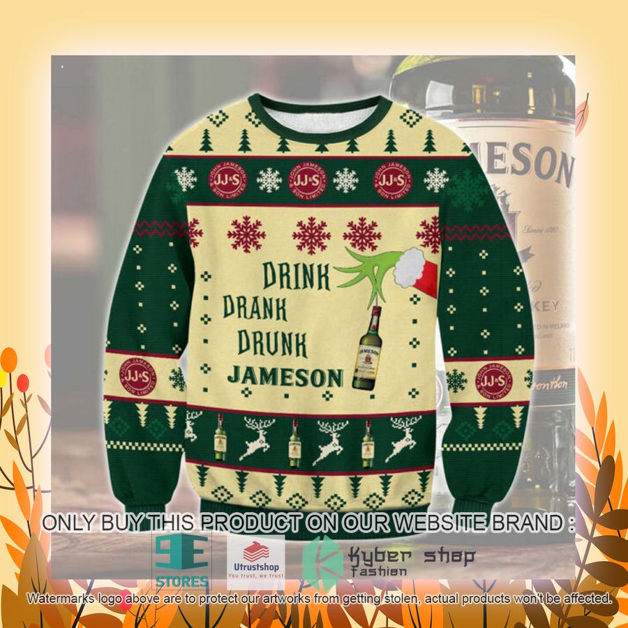 NEW Jameson Drink Drank Drunk Ugly Sweater 4 jameson drink drank drunk ugly christmas sweater 4 24299