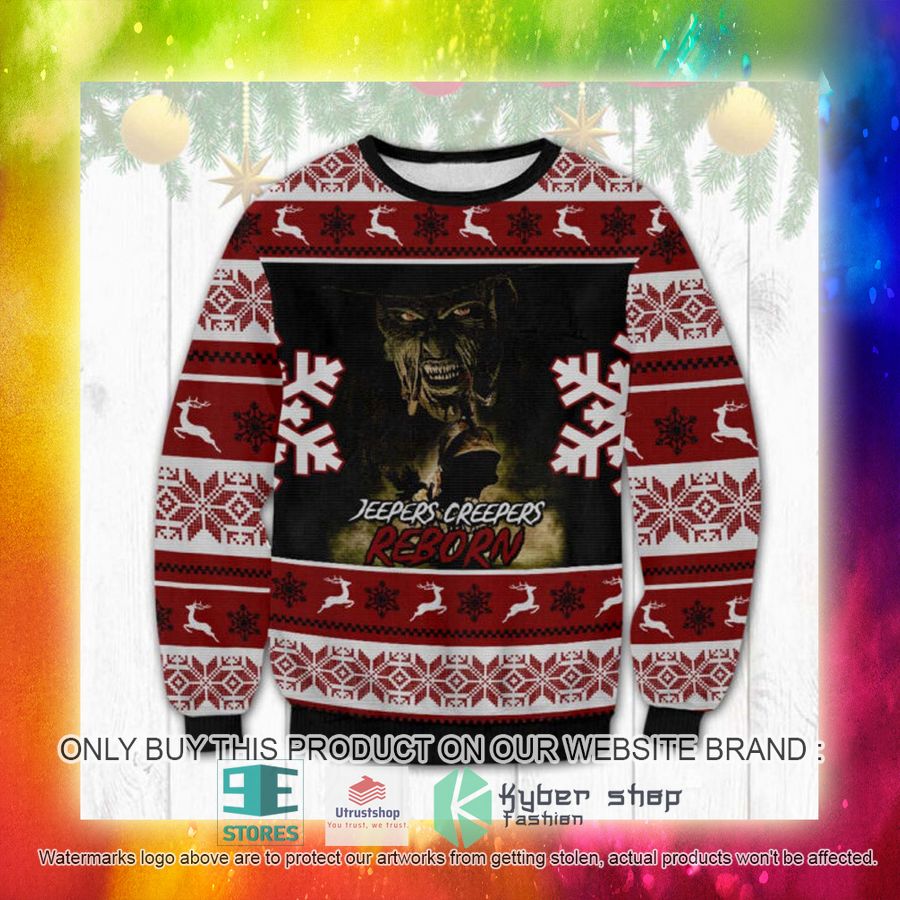 NEW Jeepers Creepers Reborn Ugly Sweater 3 jeepers creepers reborn ugly christmas sweater 3 29573