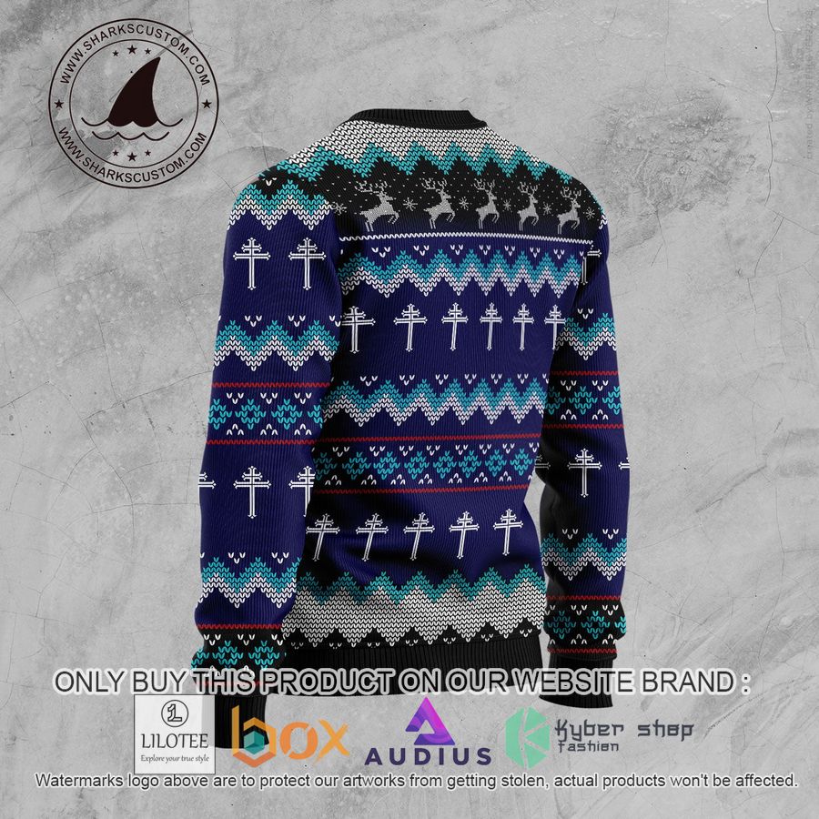 jesus is my savior ugly christmas sweater 2 25533