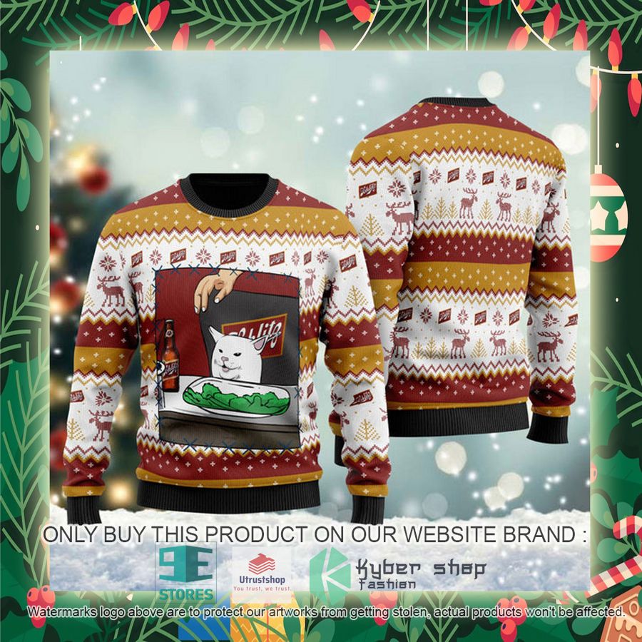 joseph schlitz cat meme ugly christmas sweater 2 19811