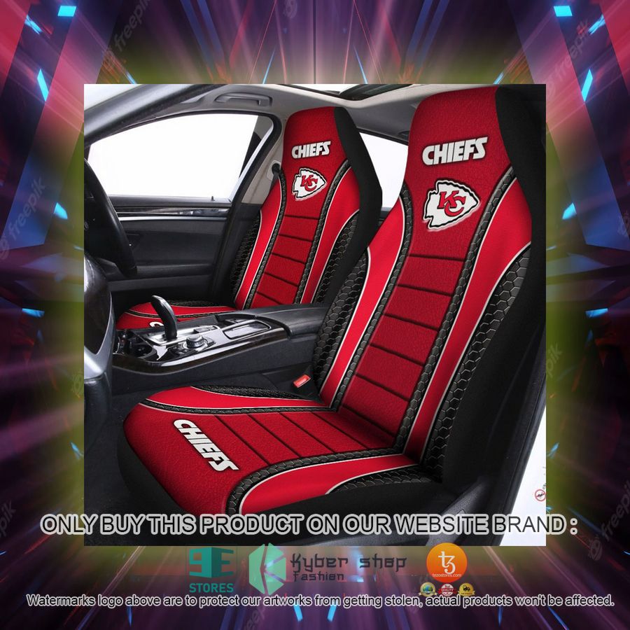 kansas city chiefs red car seat covers 2 47866