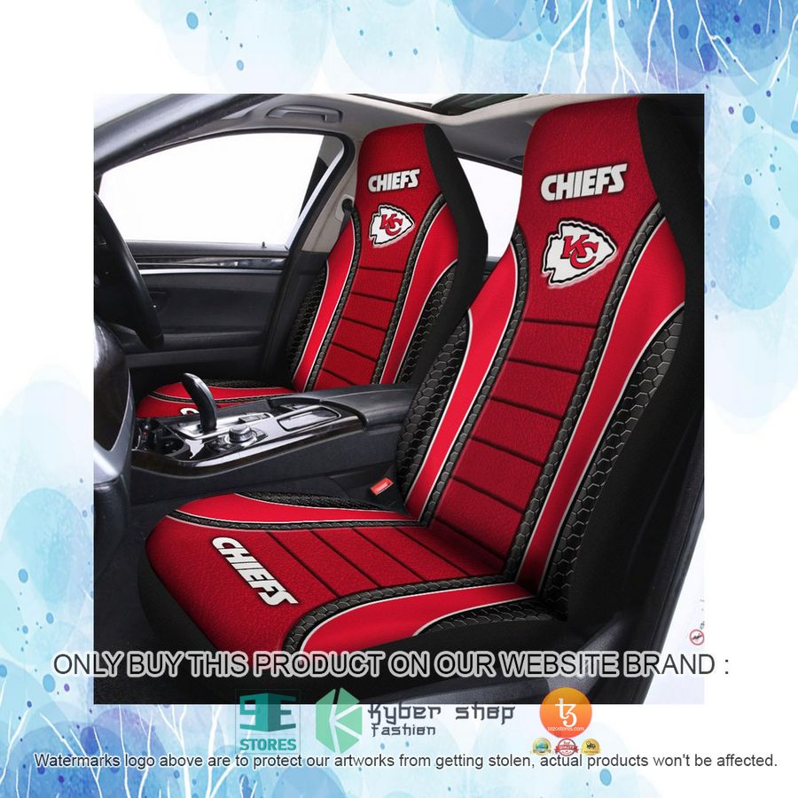 HOT Kansas City Chiefs Red Car Seat Covers 4 kansas city chiefs red car seat covers 4 95692