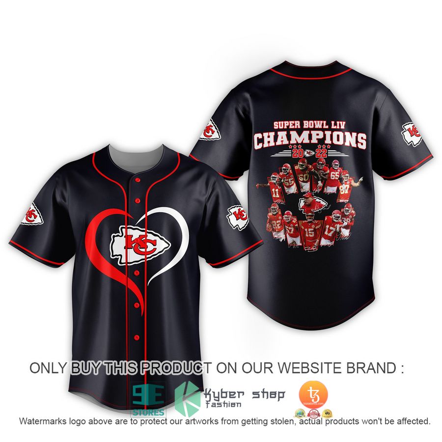kansas city chiefs super bowl champions 2022 baseball jersey 1 53845