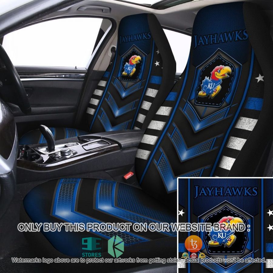kansas jayhawks university of kansas car seat covers 1 70160