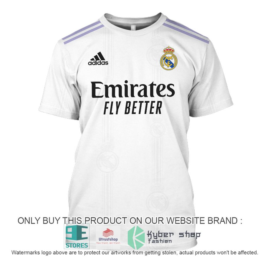NEW Karim Benzema 9 Real Madrid FC Emirates Fly Better white Hoodie, Shirt 7 karim benzema 9 real madrid fc emirates fly better white shirt hoodie 7 69414