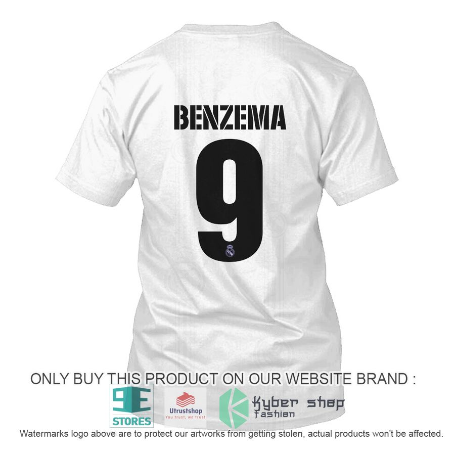 NEW Karim Benzema 9 Real Madrid FC Emirates Fly Better white Hoodie, Shirt 8 karim benzema 9 real madrid fc emirates fly better white shirt hoodie 8 95585