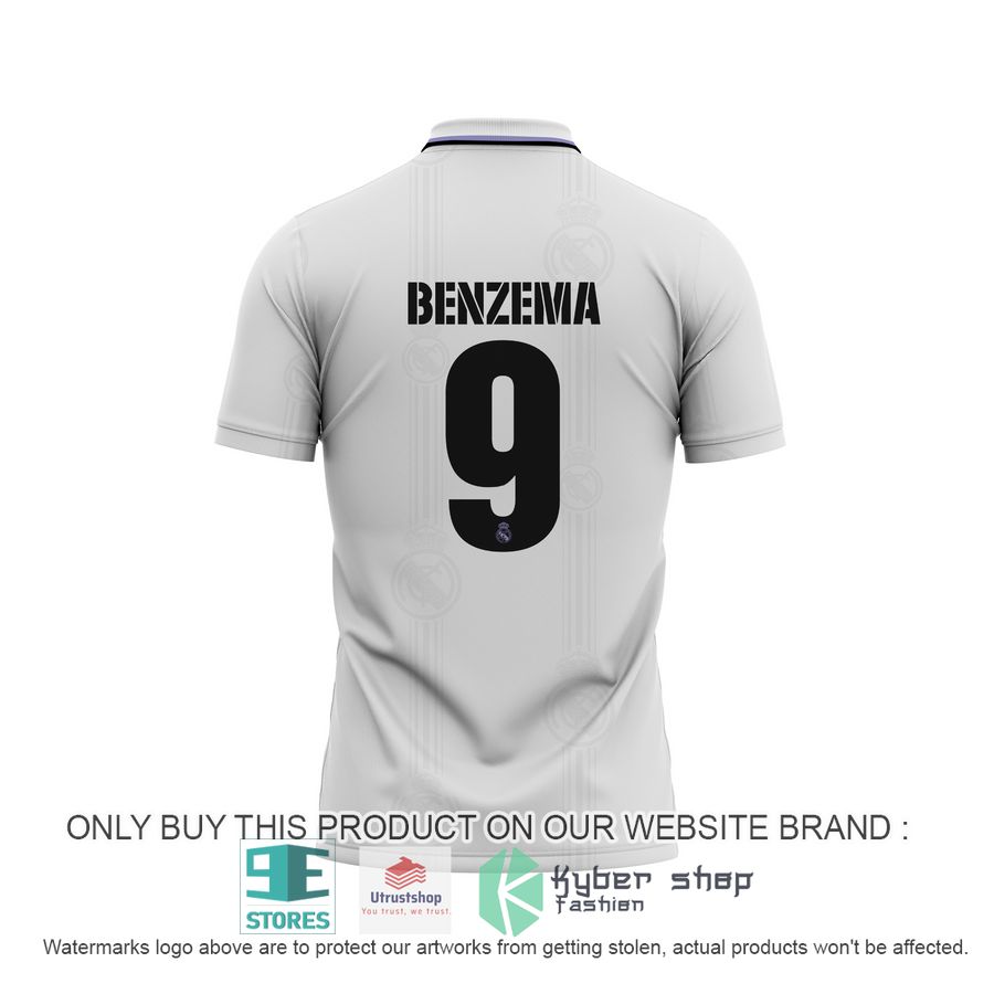 NEW Karim Benzema 9 Real Madrid FC Polo Shirt 3 karim benzema 9 real madrid fc polo shirt 3 85162