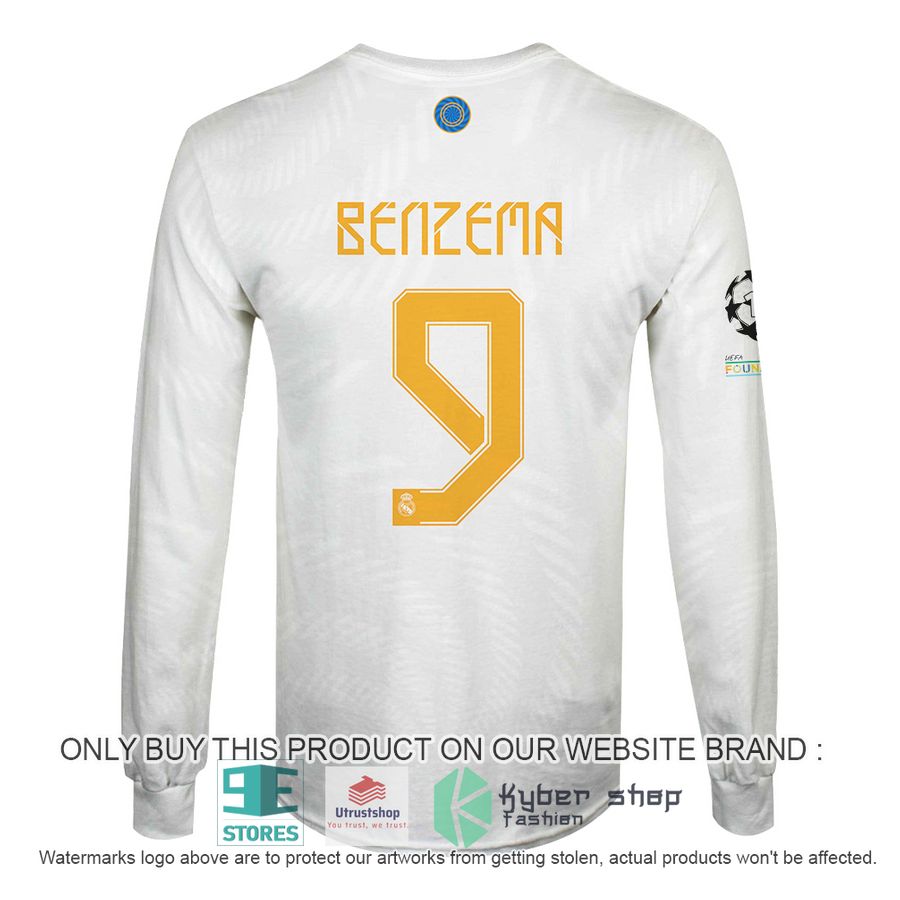 NEW Karim Benzema 9 Real Madrid FC white Hoodie, Shirt 6 karim benzema 9 real madrid fc white shirt hoodie 6 87649
