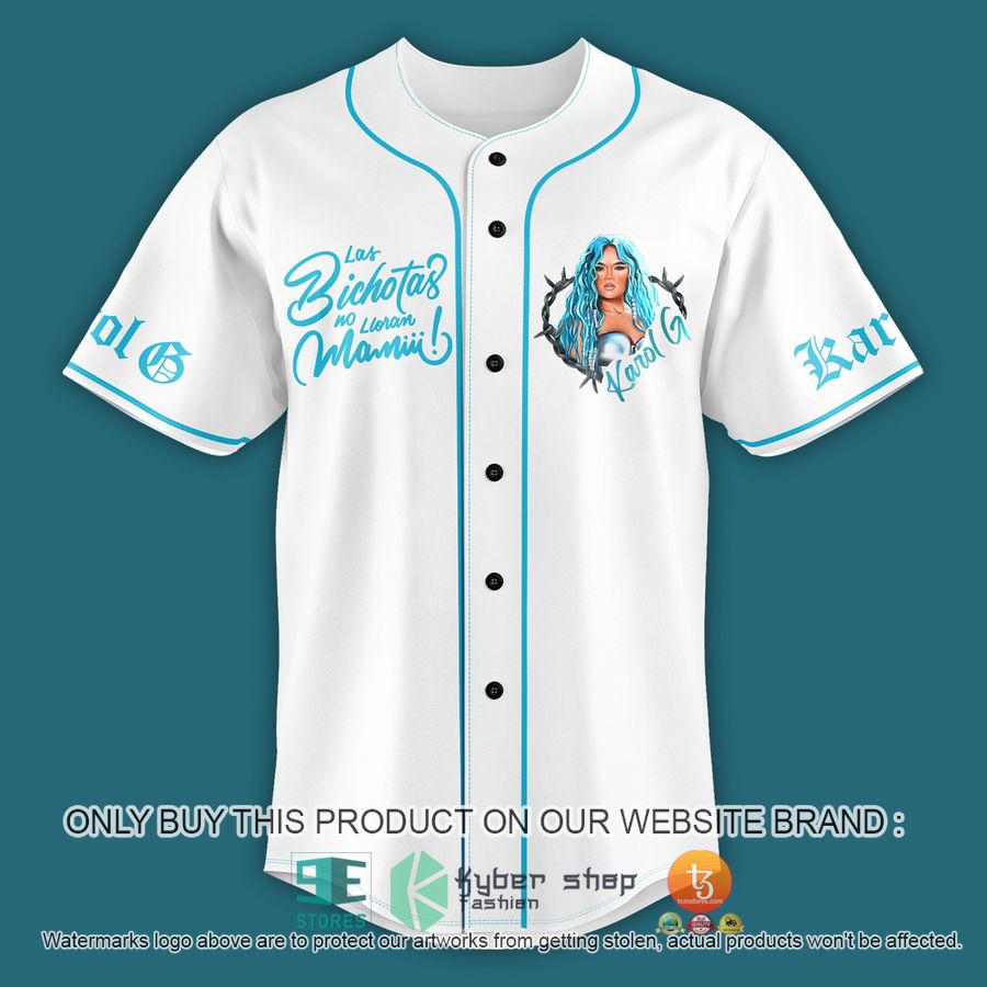HOT Karol G Las Bichotas No lloran Mami Baseball Jersey 2 karol g las bichotas no lloran mami baseball jersey 2 7420