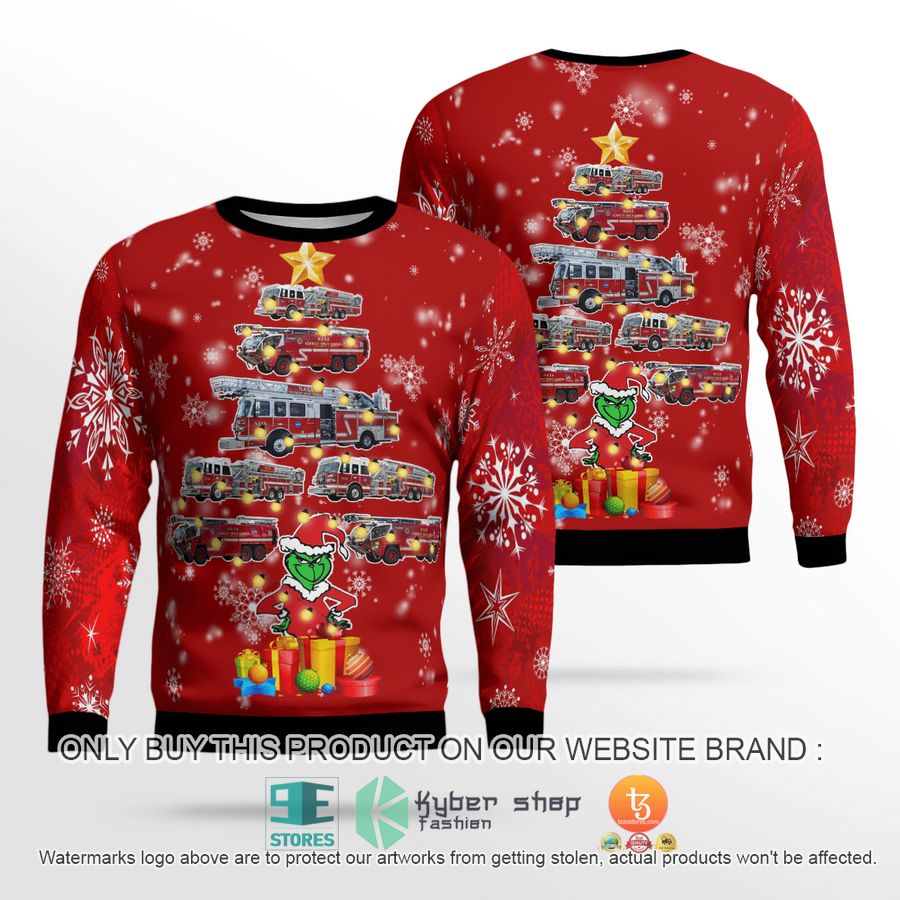 kennedy space center florida nasa kennedy space center fire rescue christmas sweater 2 17059