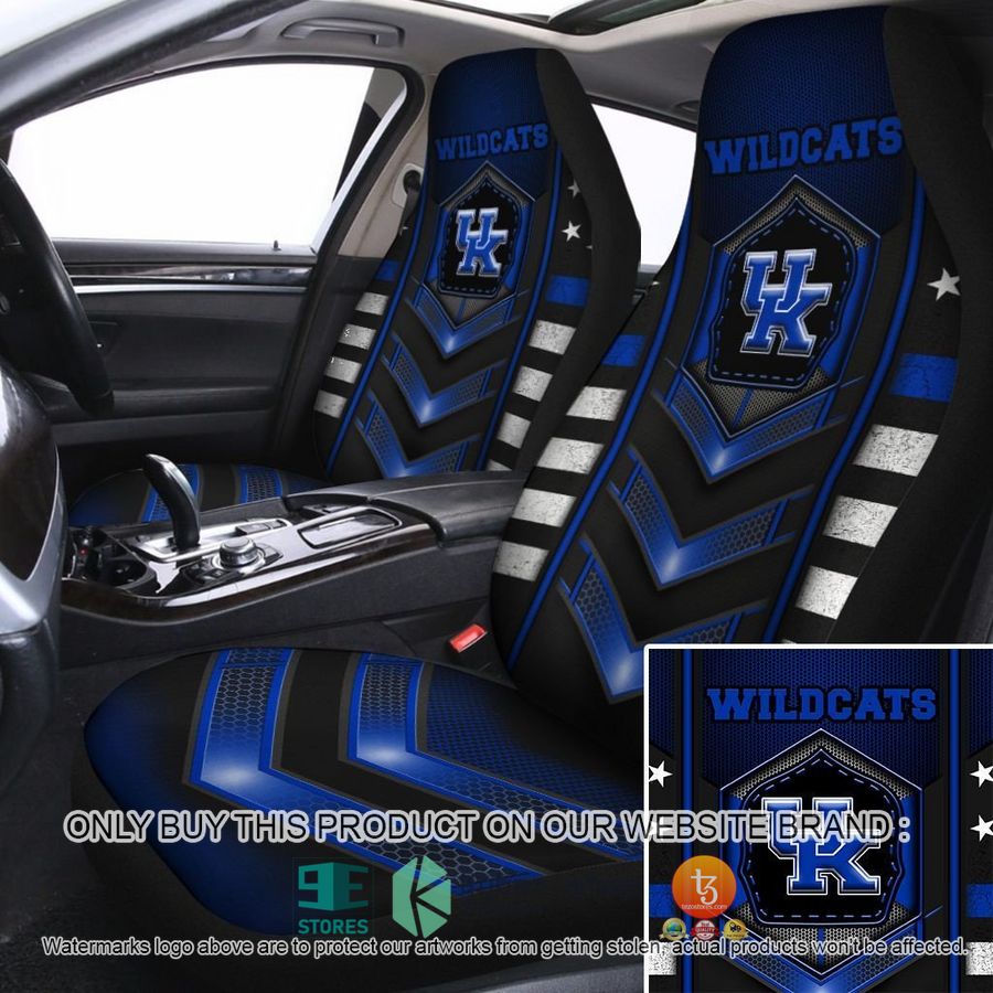kentucky wildcats university of kentucky car seat covers 1 60982