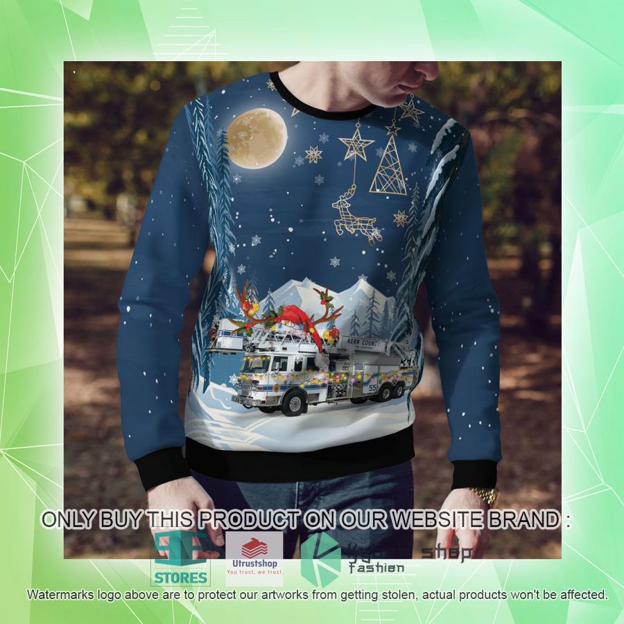 NEW Kern County Fire Department Christmas Sweater 10 kern county fire department christmas sweater 10 73476