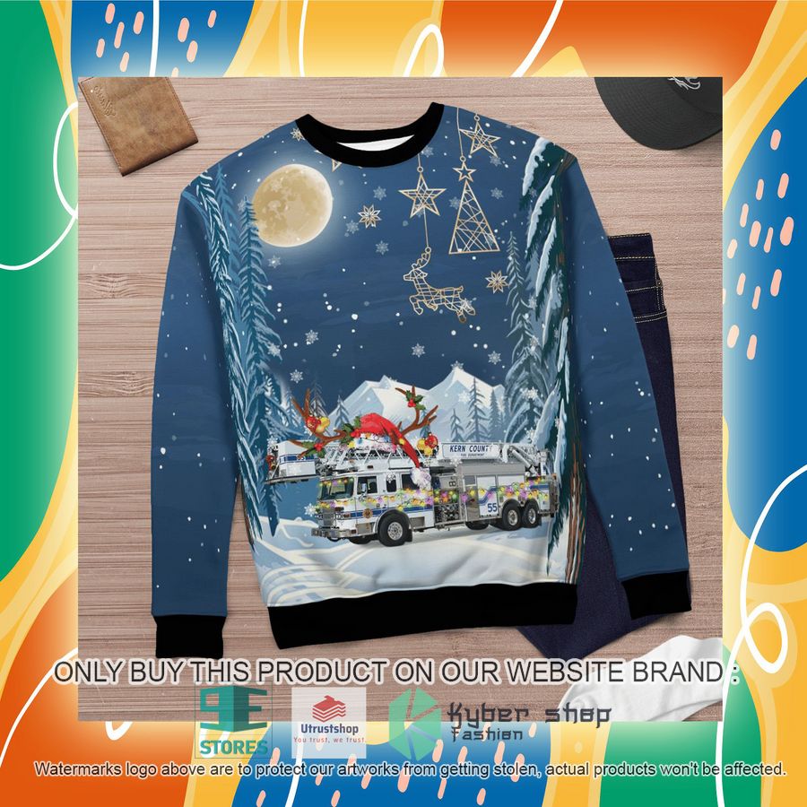 NEW Kern County Fire Department Christmas Sweater 7 kern county fire department christmas sweater 7 31078