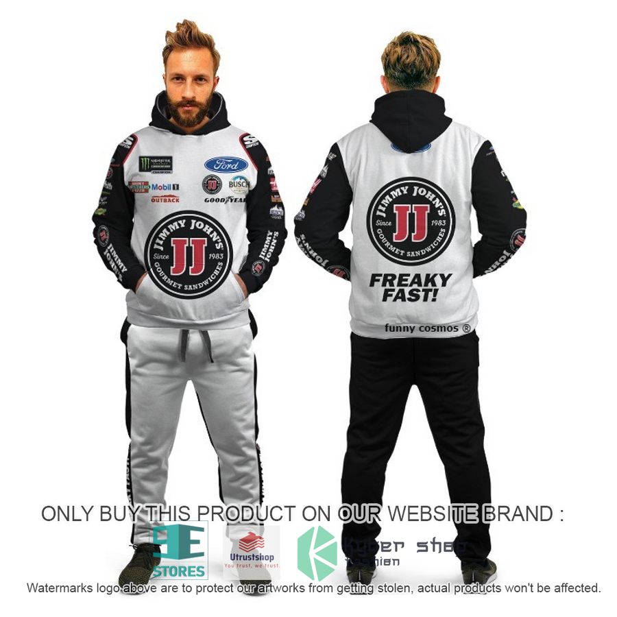 NEW Kevin Harvick Nascar white black Sweatpants, Hoodie 7 kevin harvick nascar white black hoodie pants 1 3404