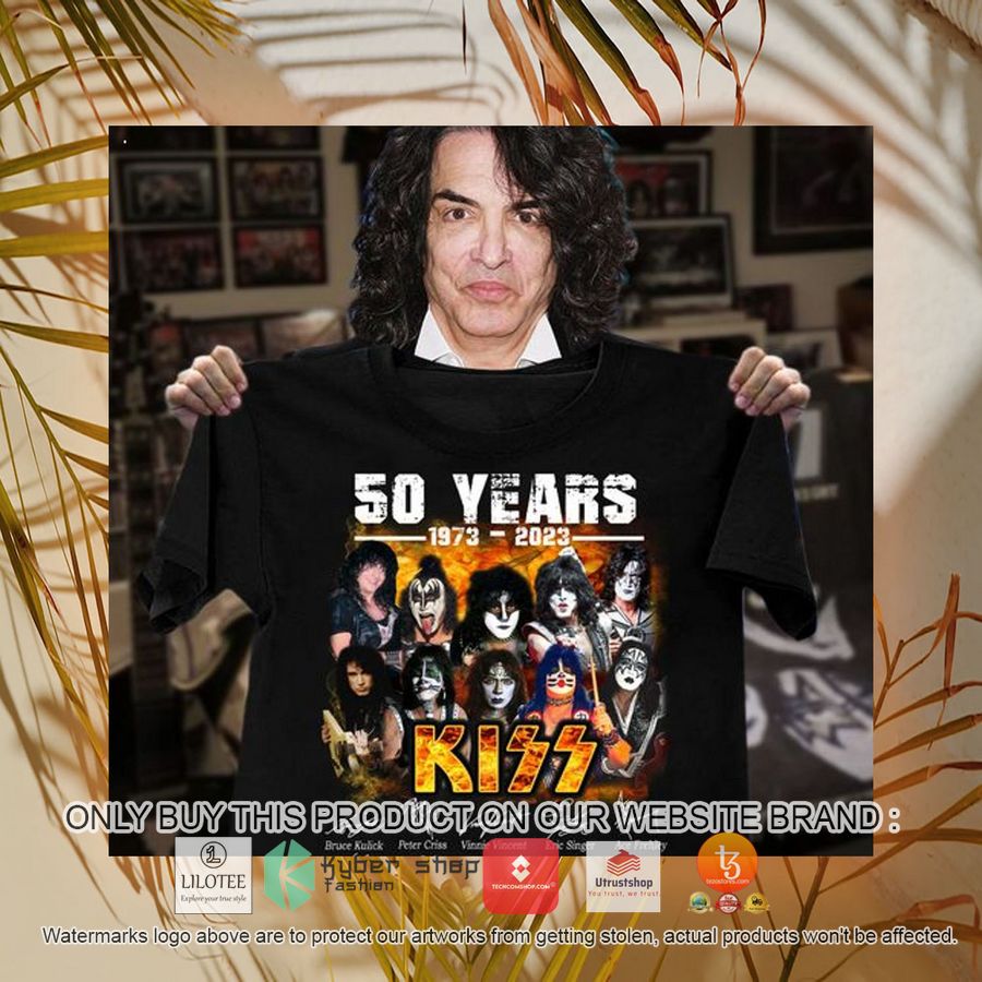 kiss band 50 years thank you for the memories 2d shirt hoodie 1 83058