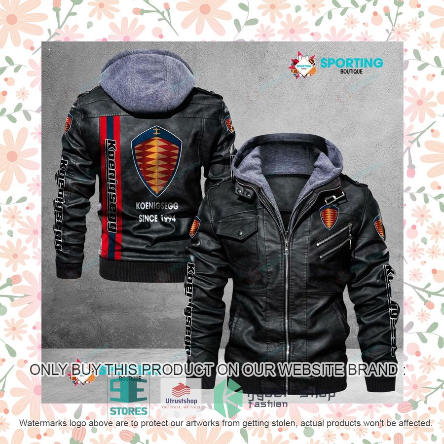 NEW Koenigsegg Since 1994 Men Leather Jacket 7 koenigsegg since 1994 leather jacket 7 25222