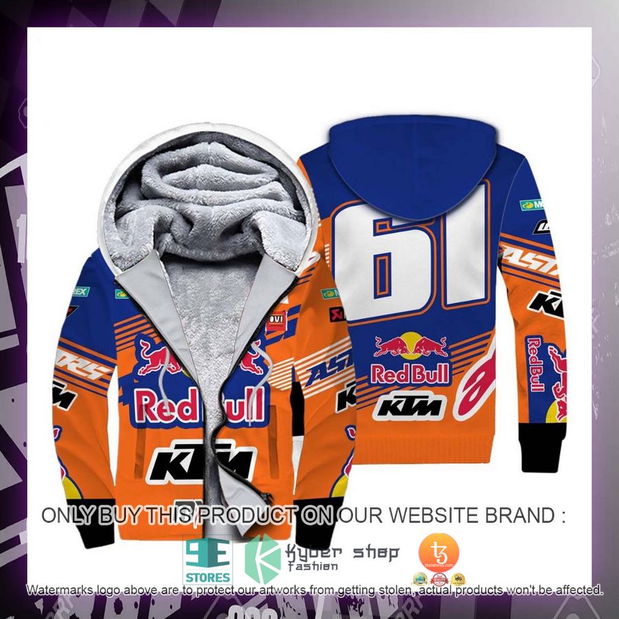 HOT KTM Motocross Jorge Prado Racing Motor Fleece Zipper Hoodie 2 ktm motocross jorge prado racing motor fleece hoodie 2 81580