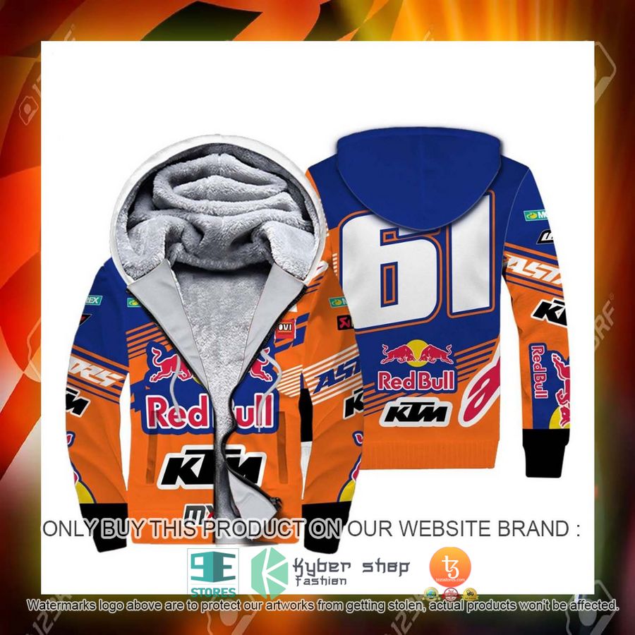 HOT KTM Motocross Jorge Prado Racing Motor Fleece Zipper Hoodie 3 ktm motocross jorge prado racing motor fleece hoodie 3 68339