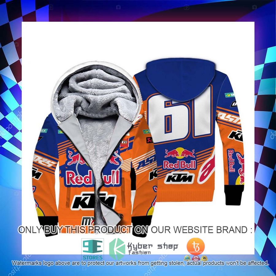 HOT KTM Motocross Jorge Prado Racing Motor Fleece Zipper Hoodie 4 ktm motocross jorge prado racing motor fleece hoodie 4 55272